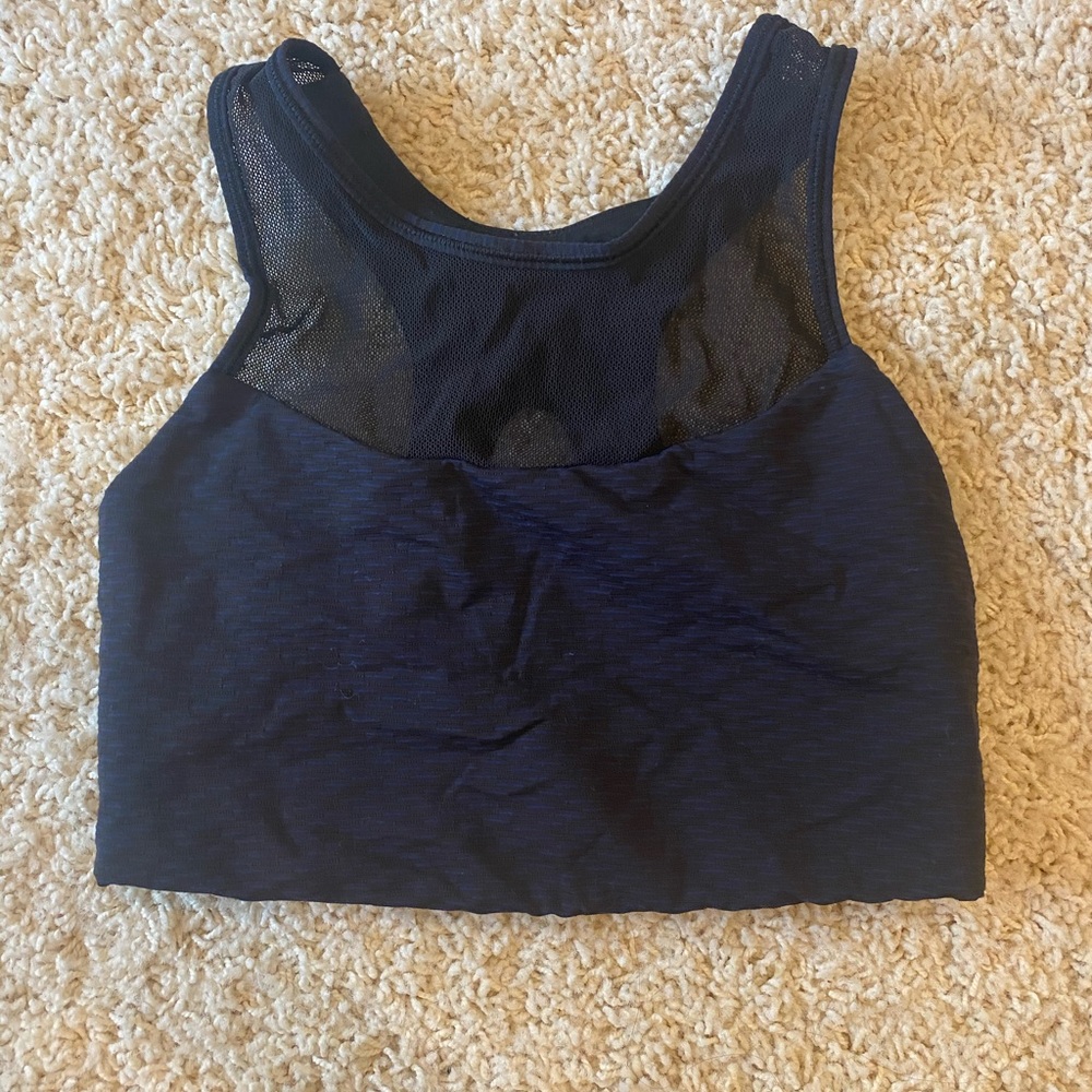 Mesh blue lululemon bra